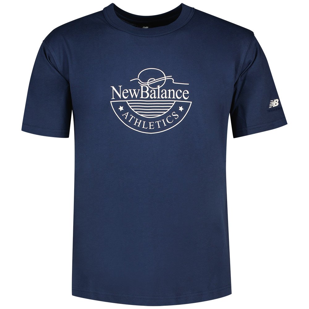 New Balance Athletics Archive Graphic Short Sleeve T-shirt Blau M Mann von New Balance