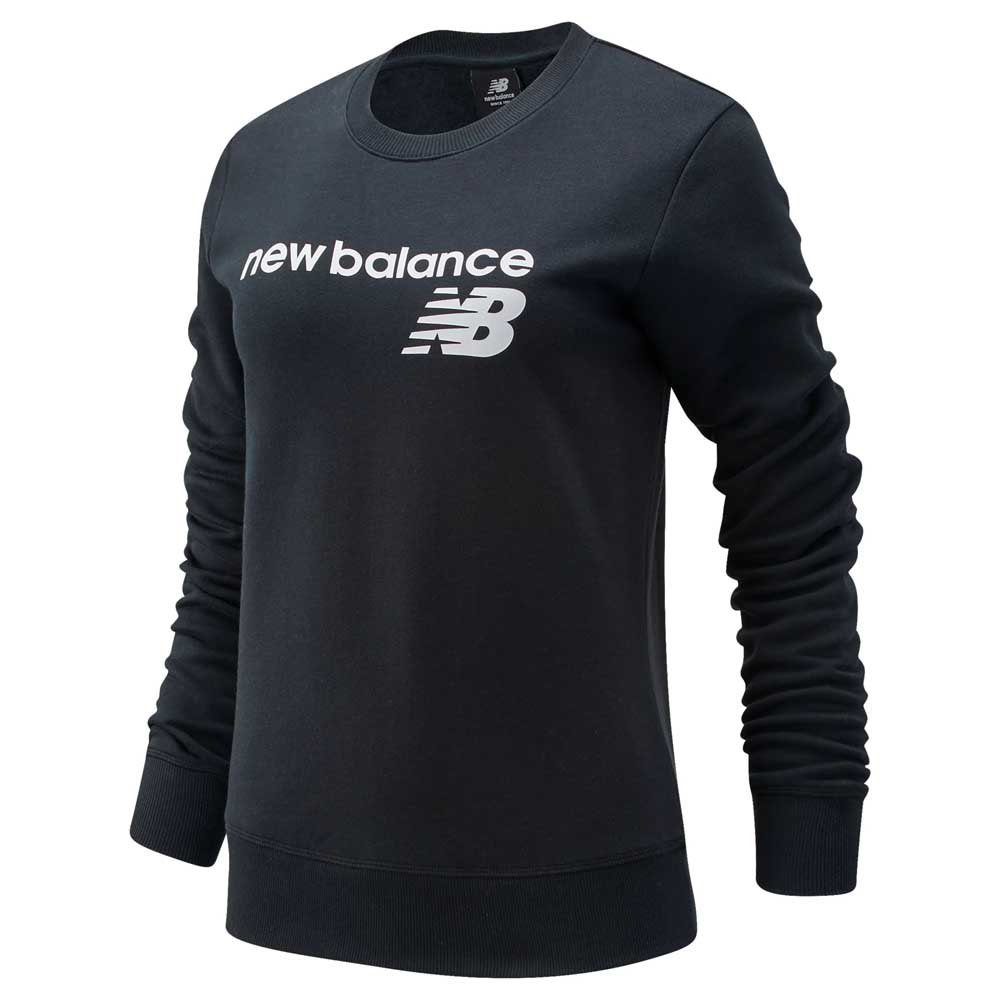 New Balance Classic Core Crew Sweatshirt Schwarz L Frau von New Balance