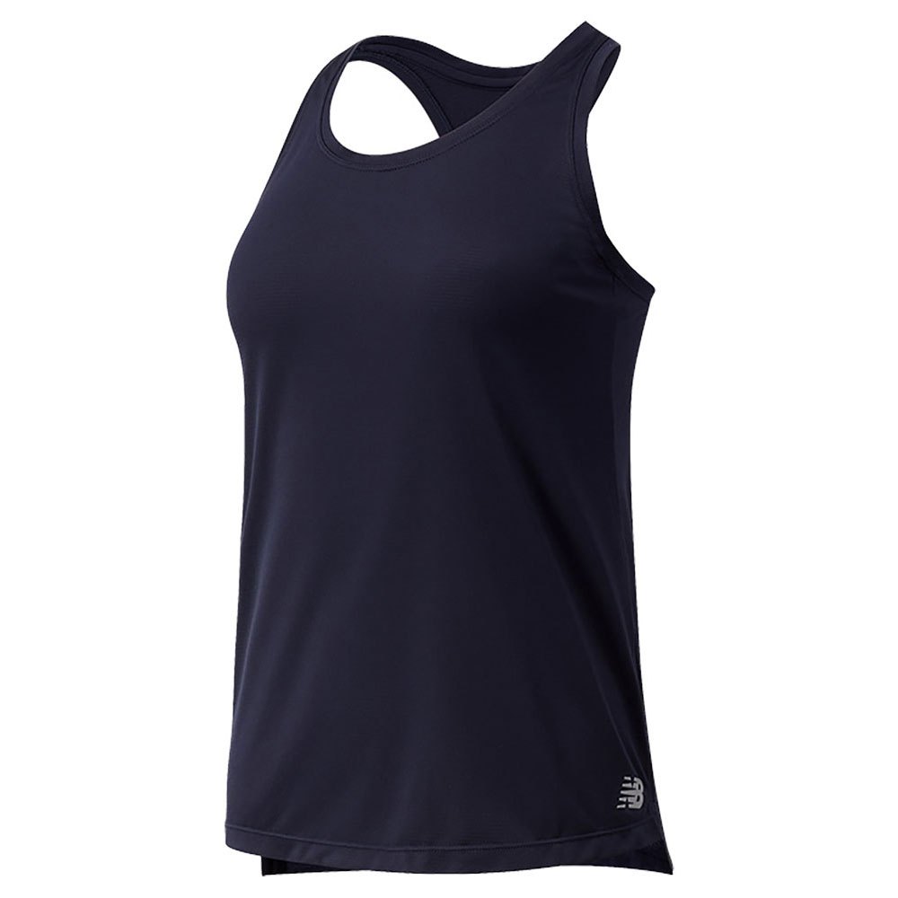 New Balance Core Sleeveless T-shirt Blau XL Frau von New Balance