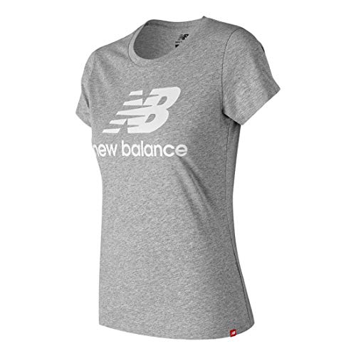 New Balance Damen T-Shirt Essentials Stacked Logo, Ag Athletic Gre, 89, 690960 von New Balance