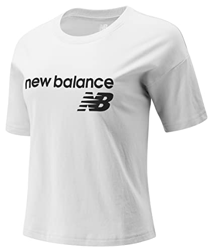 New Balance NB Classic Core Stacked Tee Damen von New Balance
