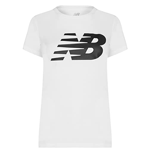 New Balance Damen Wt03816 T Shirt, Weiß, XS EU von New Balance