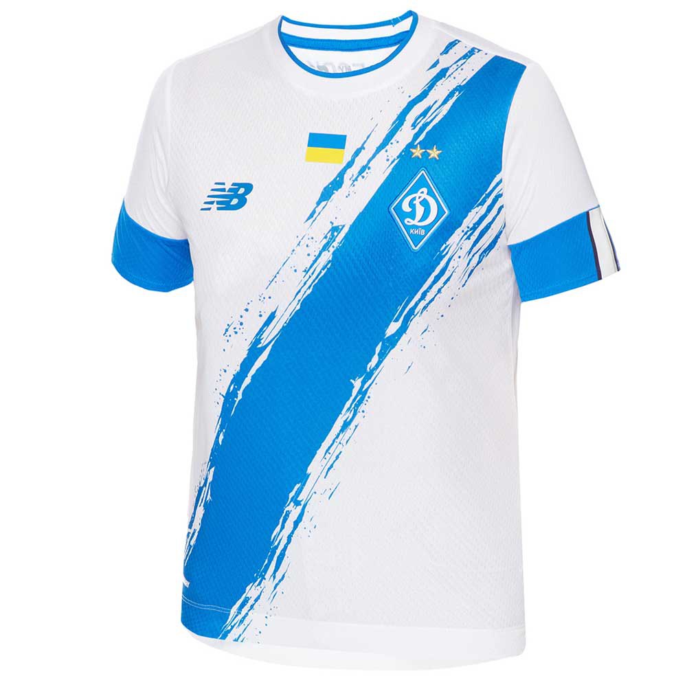 New Balance Fc Dynamo Kyiv 22/23 Junior Short Sleeve T-shirt Home Blau 18-20 Years von New Balance
