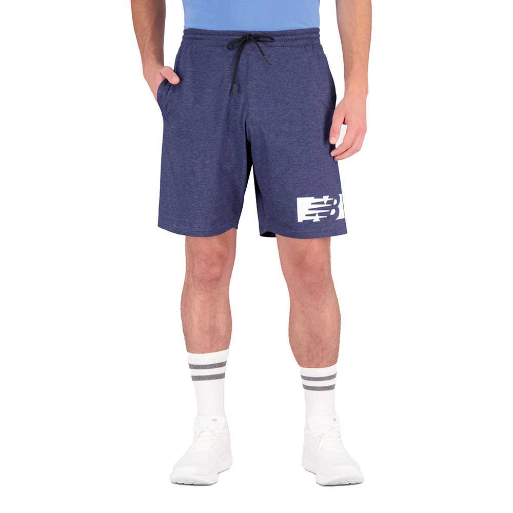 New Balance Heathertech Knit Shorts Blau XL Mann von New Balance