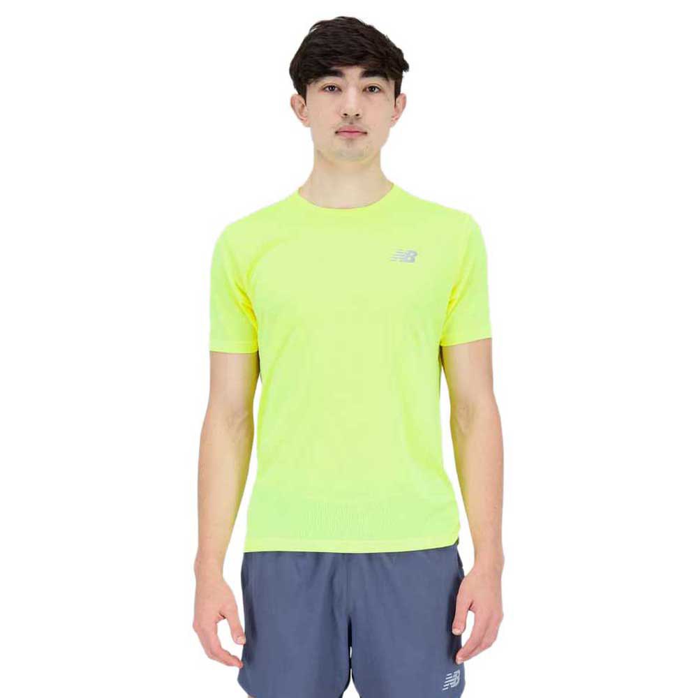 New Balance Impact Short Sleeve T-shirt Grün XL Mann von New Balance