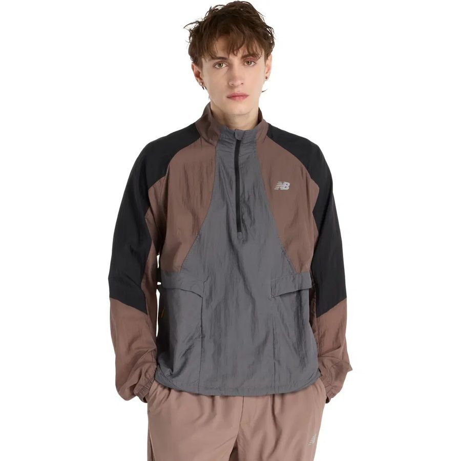 New Balance Laufjacke Better Run - Braun/Grau/Schwarz von New Balance