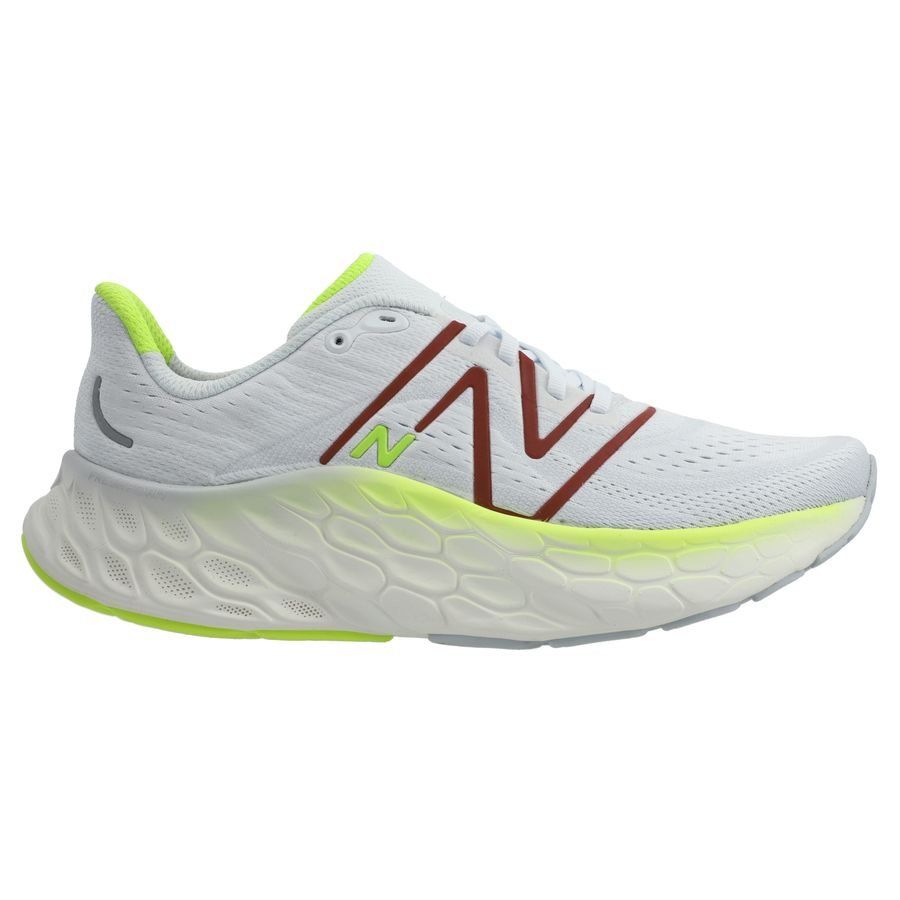 New Balance Laufschuhe Fresh Foam More V4 - Weiß/Neon/Rot von New Balance