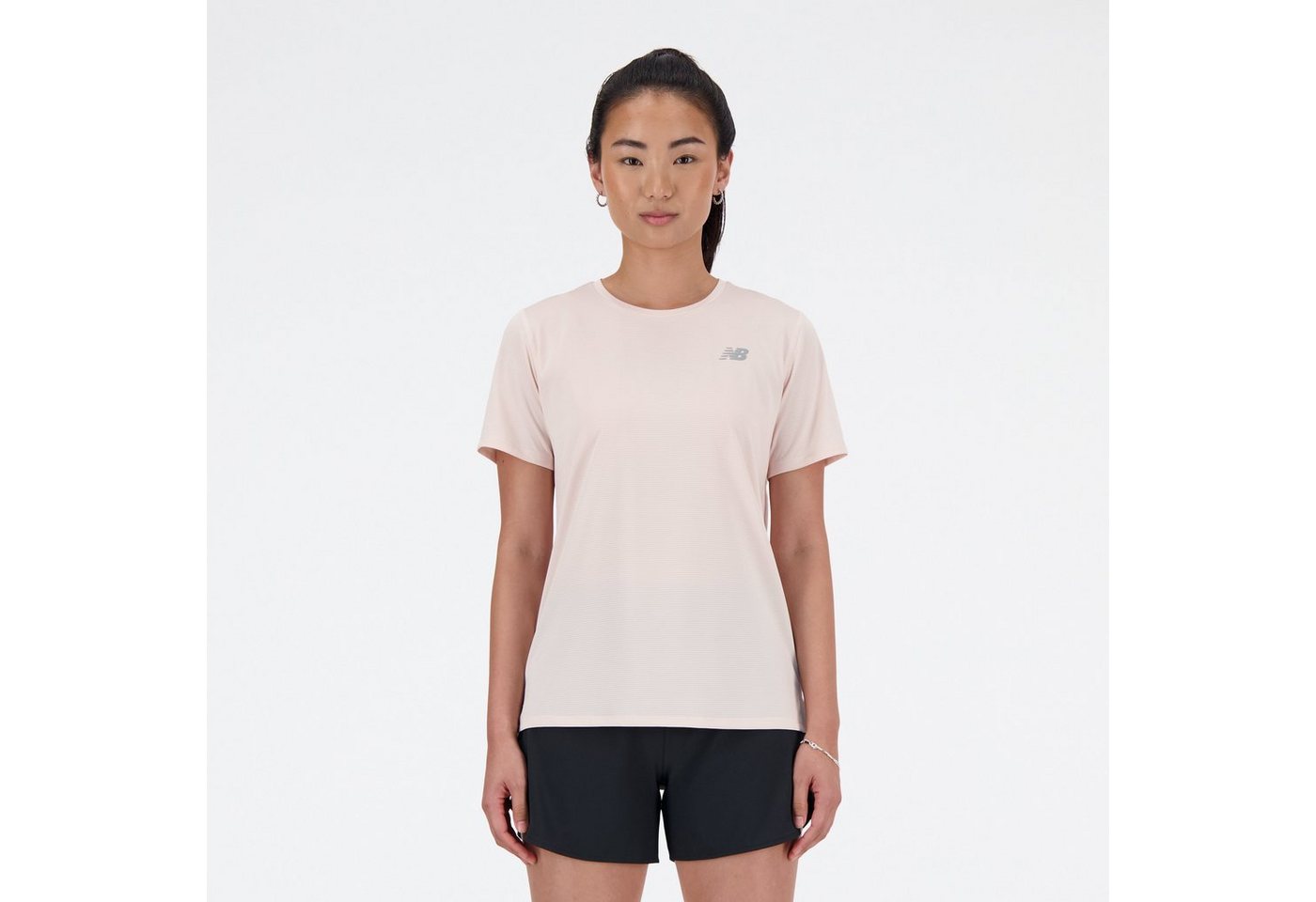 New Balance Laufshirt WOMENS RUNNING S/S TOP mit Markenlogo von New Balance