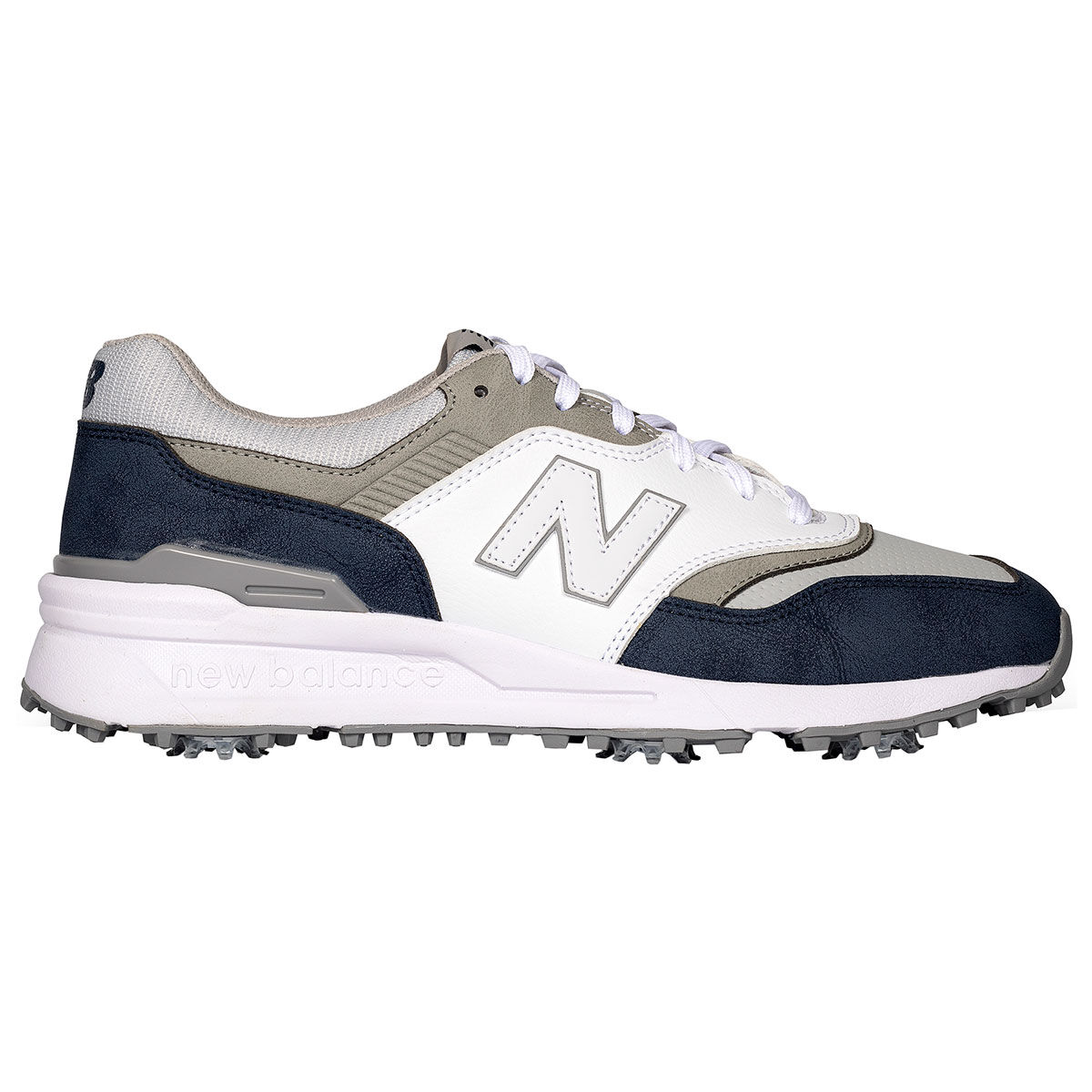 New Balance Men's 997 Waterproof Spiked Golf Shoes, Mens, Navy/white, 10 | American Golf von New Balance