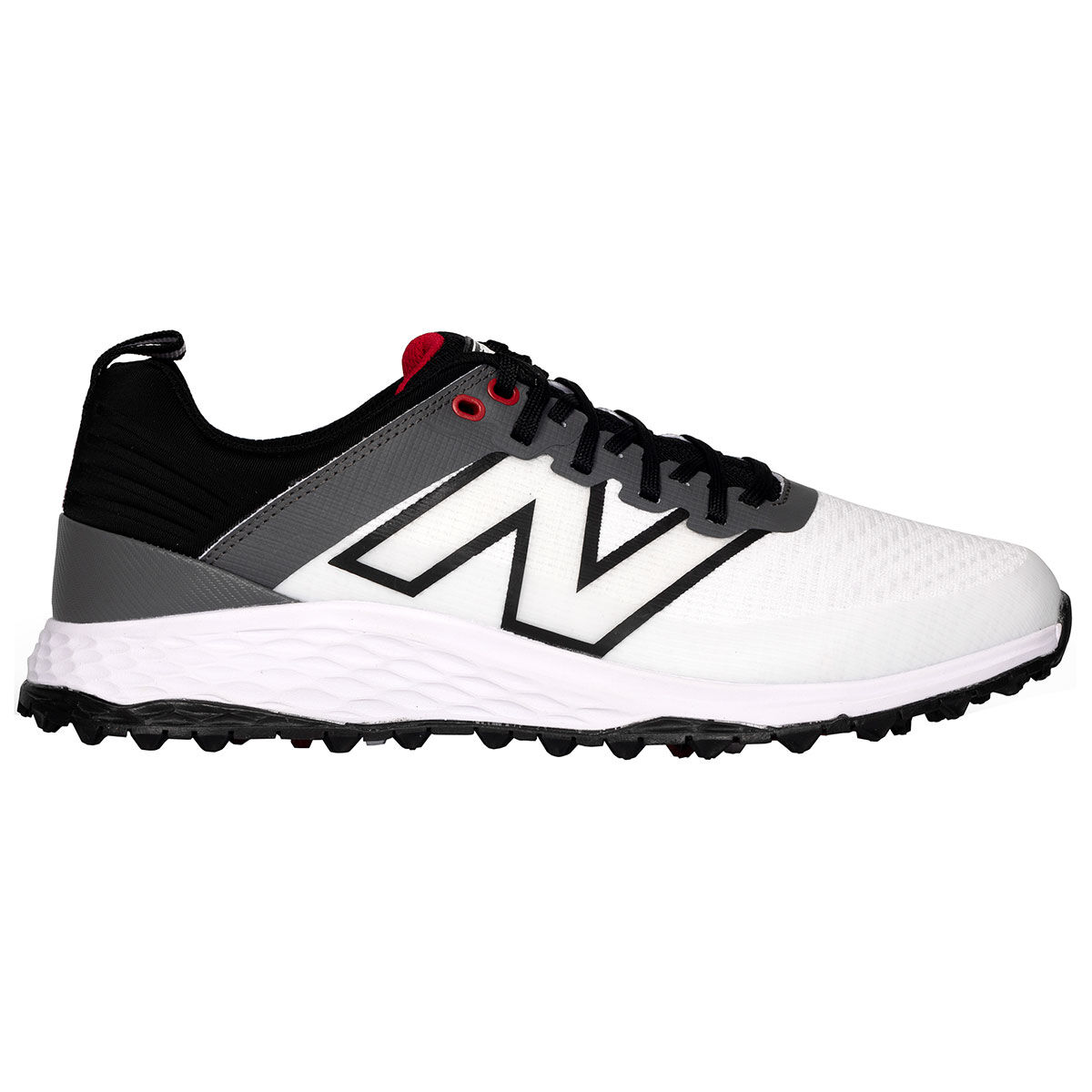 New Balance Men's Fresh Foam Contend V2 Waterproof Spikeless Golf Shoes, Mens, White/black, 11 | American Golf von New Balance