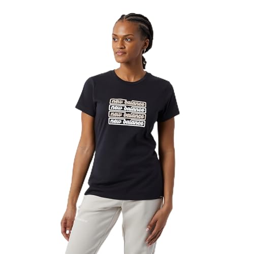 New Balance Sport Script Graphic T-Shirt, Damen von New Balance