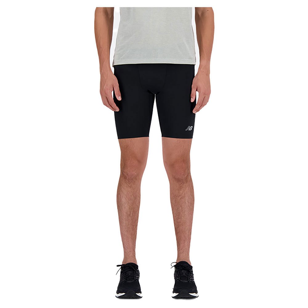 New Balance Sleek Pocket Half 9´´ Short Leggings Schwarz M Mann von New Balance