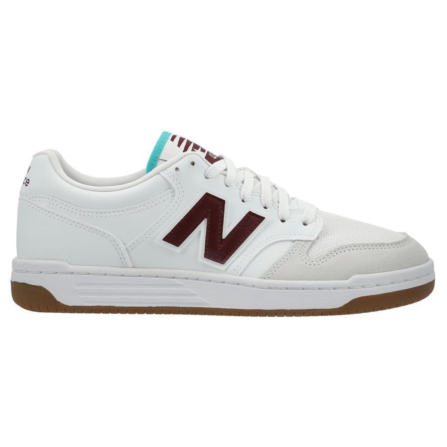New Balance Sneaker 480 - Weiß/Bordeaux von New Balance