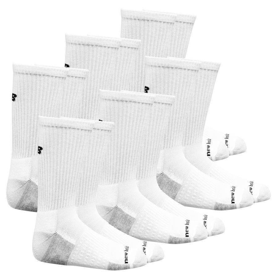 New Balance Socken Cushioned Crew 6-er Pack - Weiß von New Balance