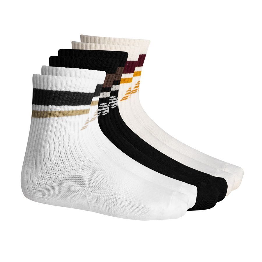 New Balance Socken Essentials 3er-Pack - Weiß/Schwarz/Beige von New Balance