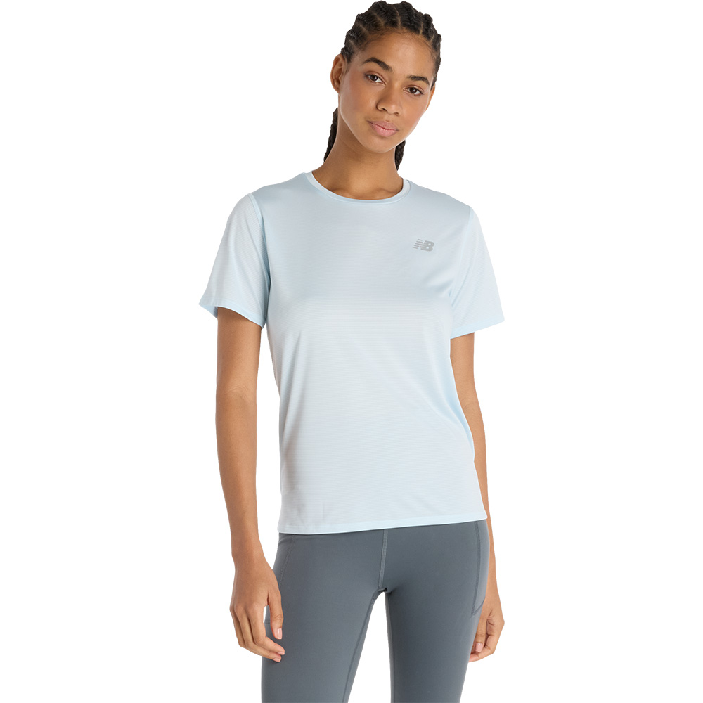 New Balance Sport Essentials T-shirt Sports Top Weiß L Frau von New Balance