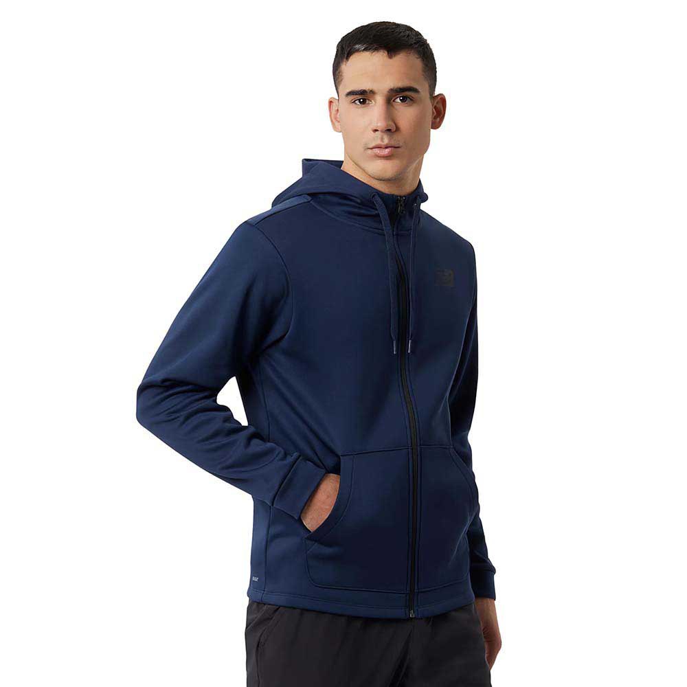New Balance Tenacity Fleece Jacket Blau M Mann von New Balance