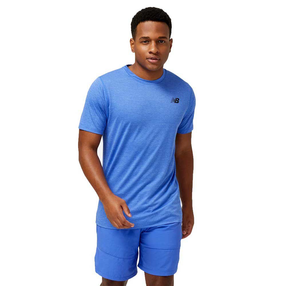 New Balance Tenacity Short Sleeve T-shirt Blau S Mann von New Balance