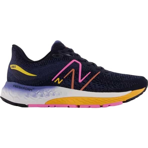 New Balance W 880 V12 (Weite 2A - schmale Weite) Damen Laufschuhe (Dunkelblau 9 US, 40.5 EU) Laufschuhe von New Balance