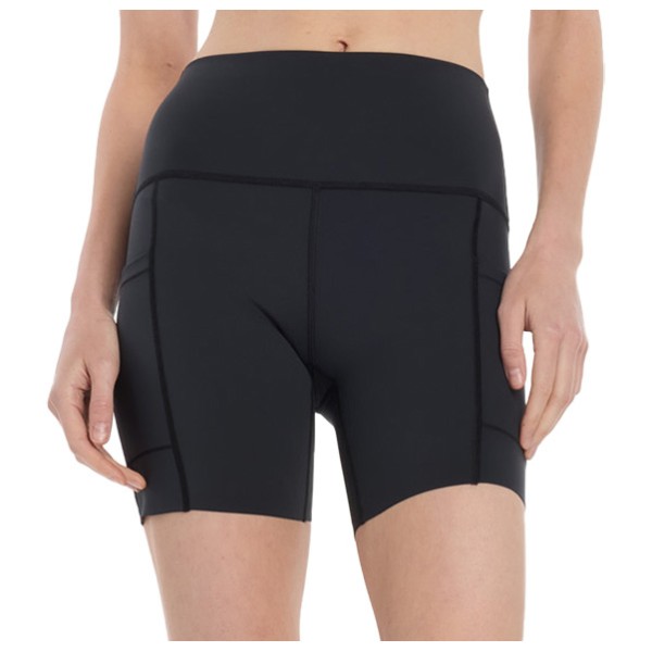 New Balance - Women's Sleek Pocket High Rise Short 6'' - Lauftights Gr XL schwarz von New Balance