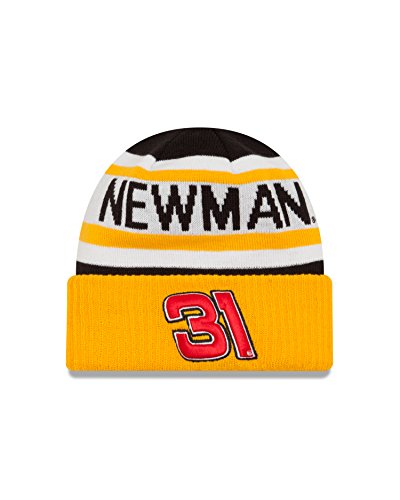 NASCAR Richard Childress Racing Ryan Newman Biggest Fan 2.0 Knit Beanie, Einheitsgröße, schwarz von New Era