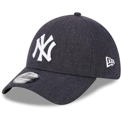 New Era 39Thirty Cap - New York Yankees Heather Navy - M/L von New Era