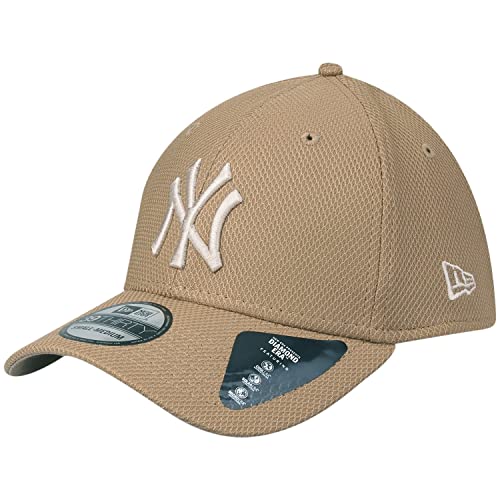 New Era 39Thirty Diamond Cap - New York Yankees Khaki - S/M von New Era
