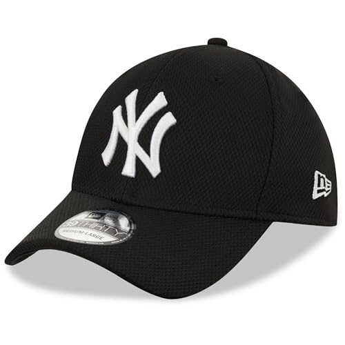 New Era 39Thirty Diamond Cap - New York Yankees schwarz - S/ von New Era