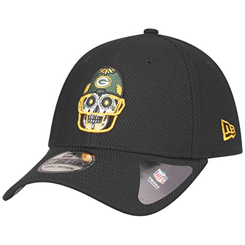 New Era 39Thirty Diamond Cap - Skull Green Bay Packers - M/L von New Era