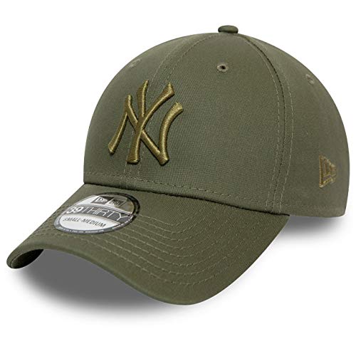 New Era 39Thirty Flexfit Cap - New York Yankees Oliv - S/M von New Era