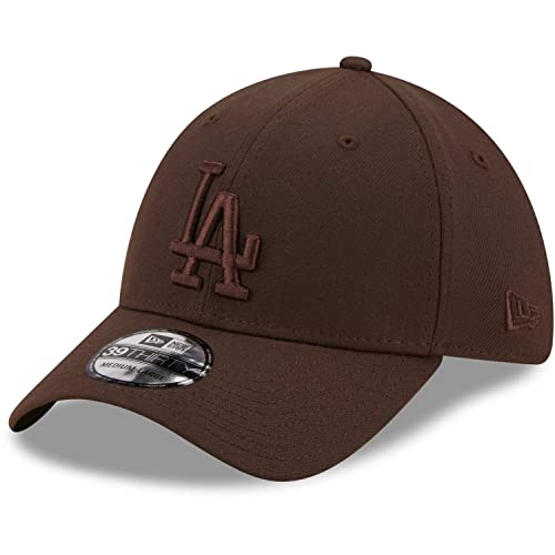 New Era 39Thirty Stretch Cap - Los Angeles Dodgers Brown - M/L von New Era