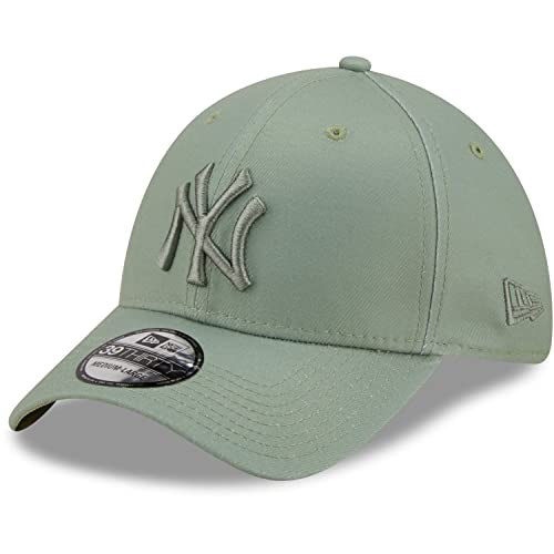 New Era 39Thirty Stretch Cap - New York Yankees Jade - M/L von New Era