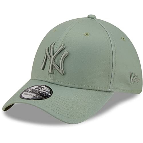 New Era 39Thirty Stretch Cap - New York Yankees Jade - S/M von New Era