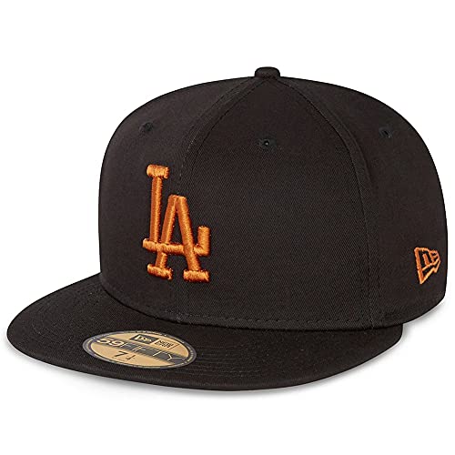 New Era 59Fifty Cap - Los Angeles Dodgers schwarz - 7 3/8 von New Era