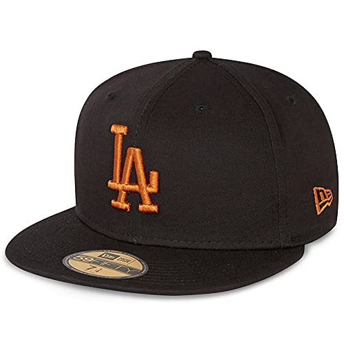 New Era 59Fifty Cap - Los Angeles Dodgers schwarz - 7 5/8 von New Era
