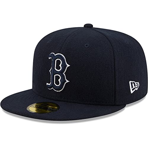 New Era 59Fifty Cap - Melton Boston Red Sox Navy - 7 1/4 von New Era