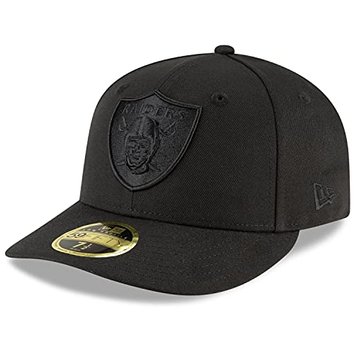New Era 59Fifty Low Profile Cap - Black Las Vegas Raiders von New Era