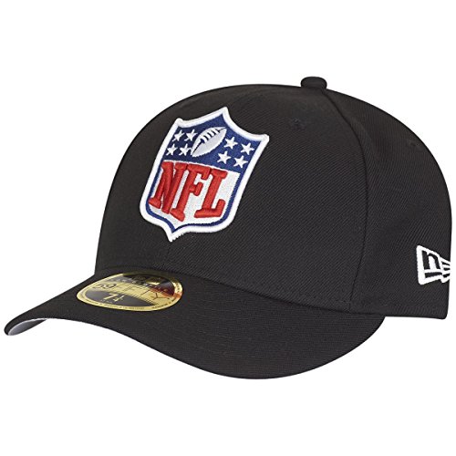 New Era 59Fifty Low Profile Cap - NFL Shield schwarz - 7 1/4 von New Era