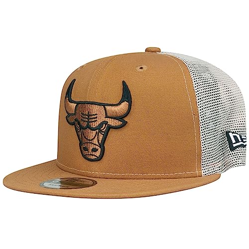 New Era 9Fifty Mesh Snapback Cap - Chicago Bulls Khaki von New Era