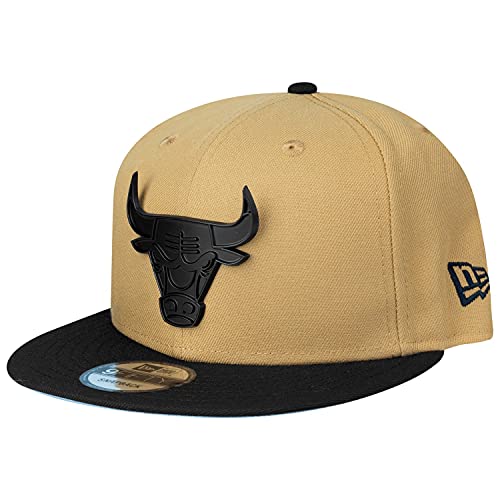 New Era 9Fifty Snapback Cap - Metal Badge Chicago Bulls tan von New Era