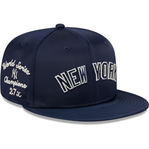 New Era 9Fifty Snapback Cap - Satin Script New York Yankees von New Era