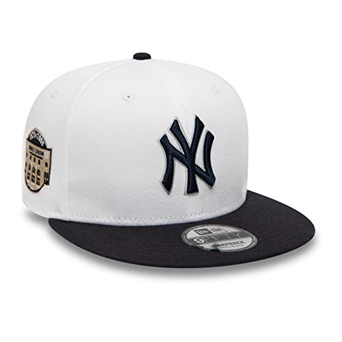 New Era New York Yankees MLB White Crown Patches White 9Fifty Snapback Cap - S-M (6 3/8-7 1/4) von New Era