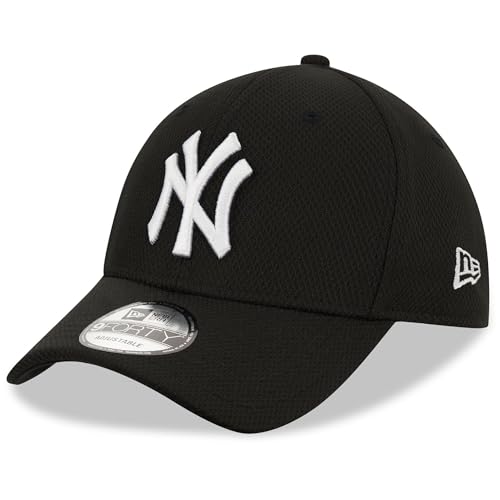 New Era 9Forty Cap - Diamond New York Yankees schwarz/weiß von New Era