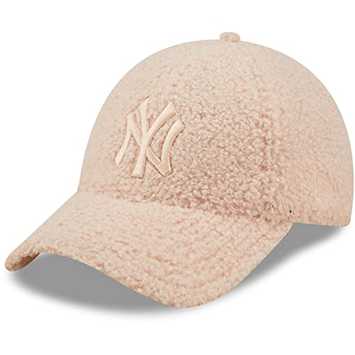 New Era 9Forty Damen Sherpa Cap - Borg NY Yankees rosa von New Era