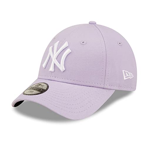 New Era New York Yankees MLB League Essential Purple White 9Forty Adjustable Kids Cap - Youth von New Era