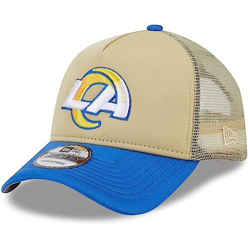 New Era 9Forty Snapback Trucker Cap - Los Angeles Rams beige von New Era