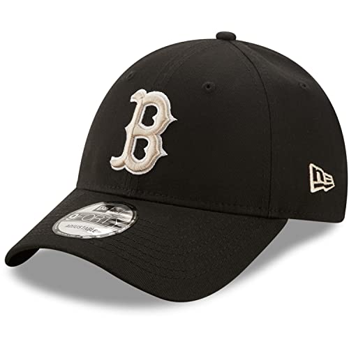 New Era 9Forty Strapback Cap - Boston Red Sox schwarz Stone von New Era
