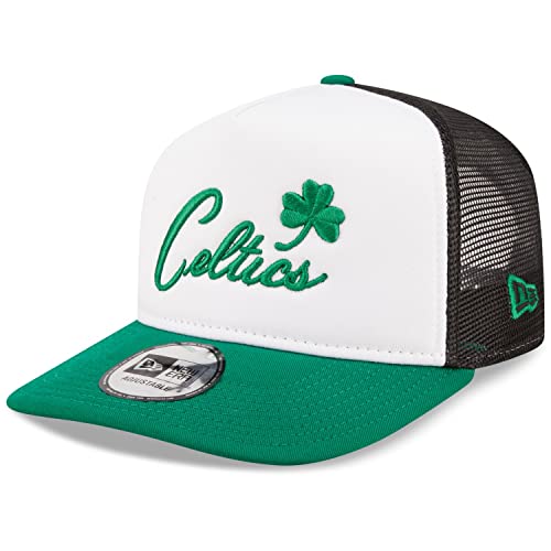 New Era A-Frame Trucker Cap - NBA Boston Celtics weiß von New Era