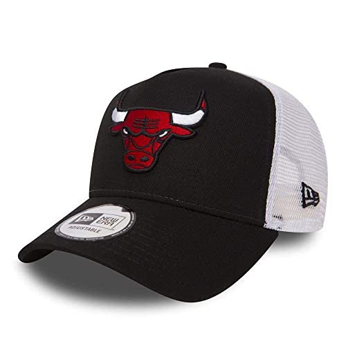 New Era Adjustable Mesh Trucker Cap - Chicago Bulls schwarz von New Era