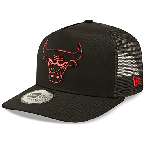 New Era Adjustable Trucker Cap - FOIL Logo Chicago Bulls von New Era
